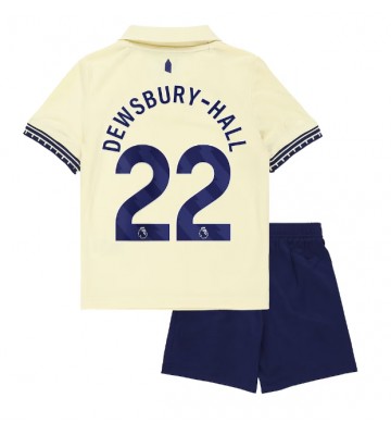Everton Kiernan Dewsbury-Hall #22 Replica Away Stadium Kit for Kids 2025-26 Short Sleeve (+ pants)